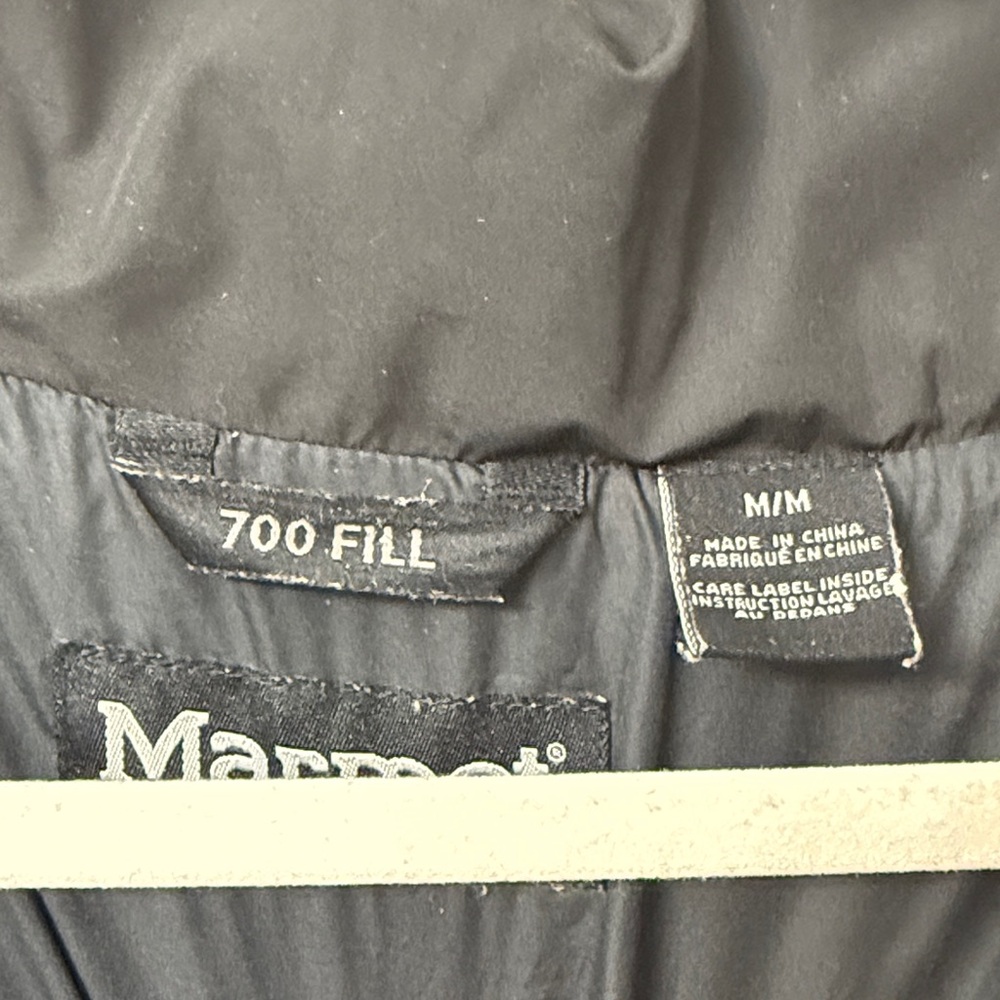 Marmot Women's Black Quilted Hooded Puffer Coat View 2